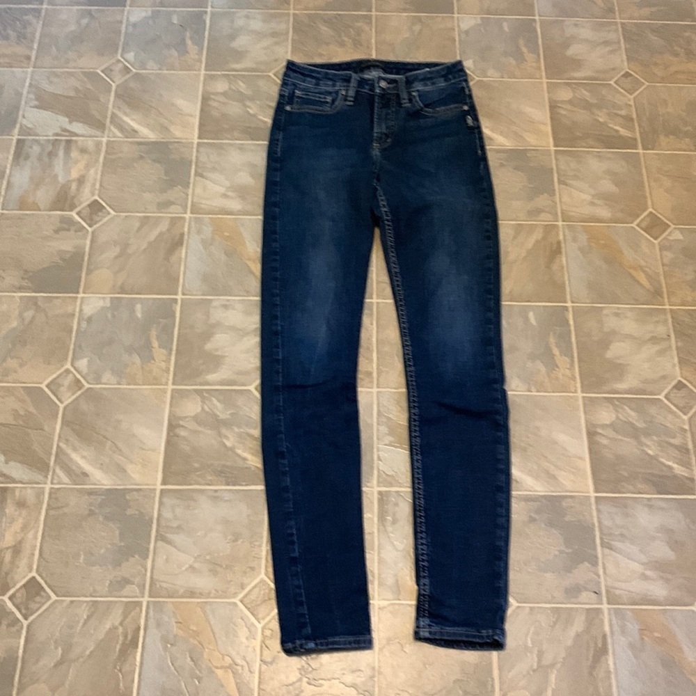 Silver mazy skinny jeans